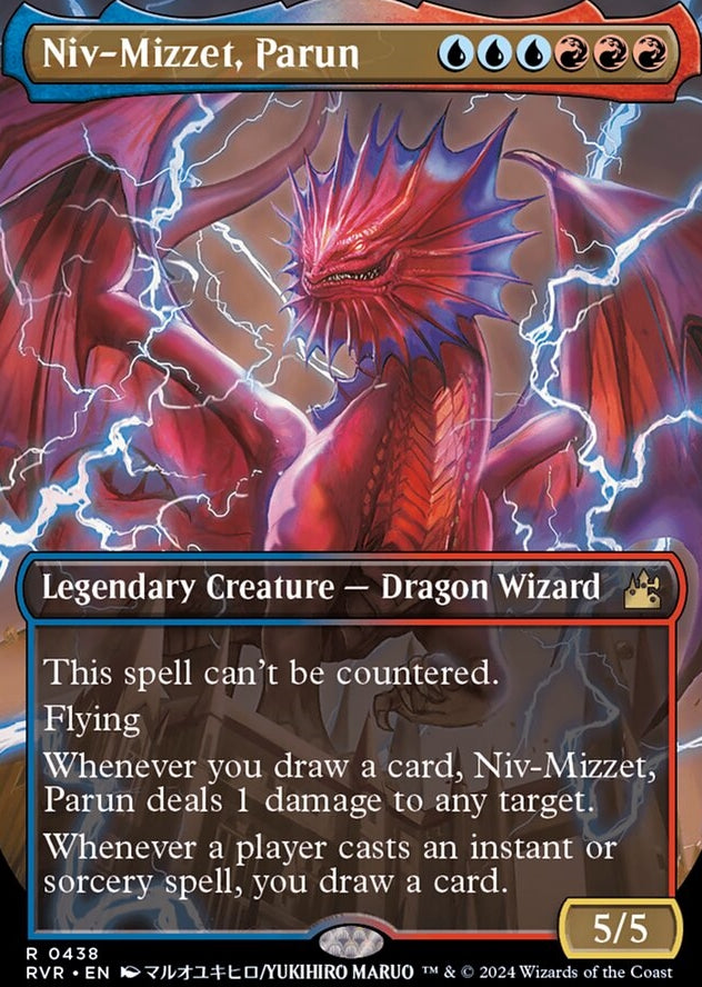 Niv-Mizzet, Parun [#0438 Borderless Anime] (RVR-R)