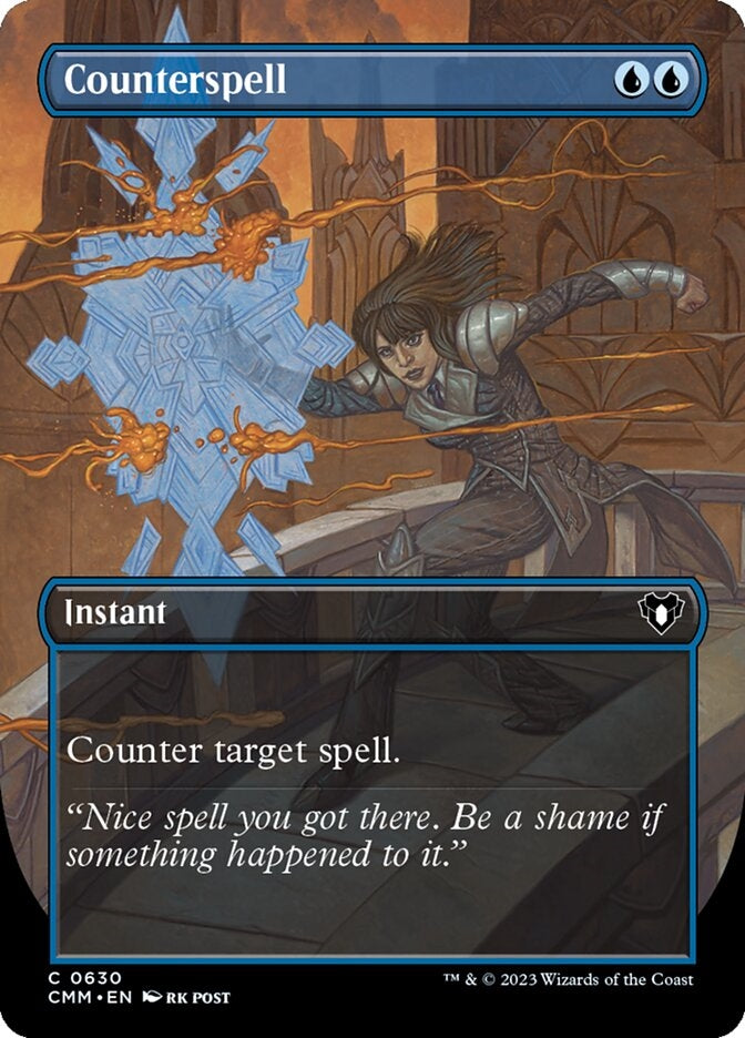 Counterspell [#0630 Borderless] (CMM-C)