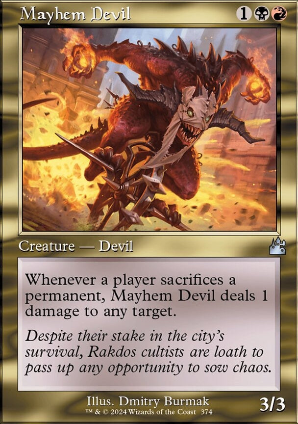 Mayhem Devil [#0374 Retro Frame] (RVR-U)