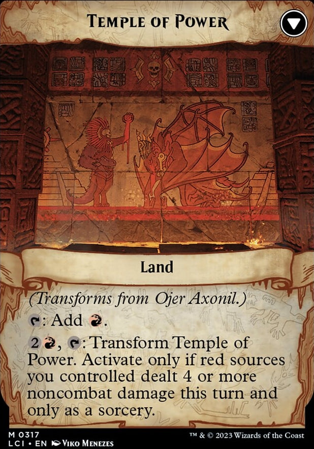 Ojer Axonil, Deepest Might // Temple of Power [#0317 Showcase] (LCI-M)