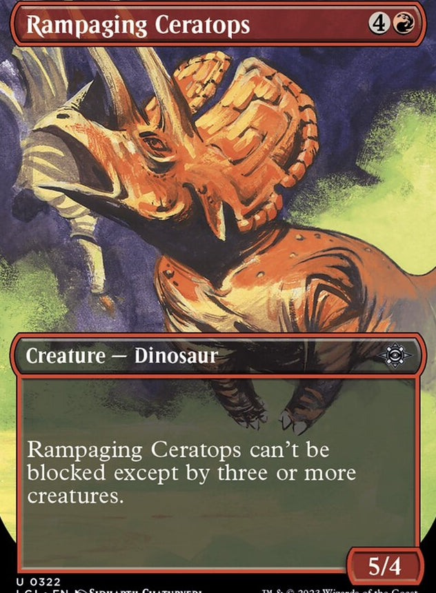 Rampaging Ceratops [#0322 Borderless] (LCI-U)