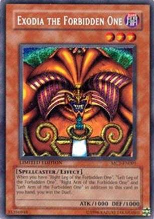 Exodia the Forbidden One (MC1-EN001) Moderate Play