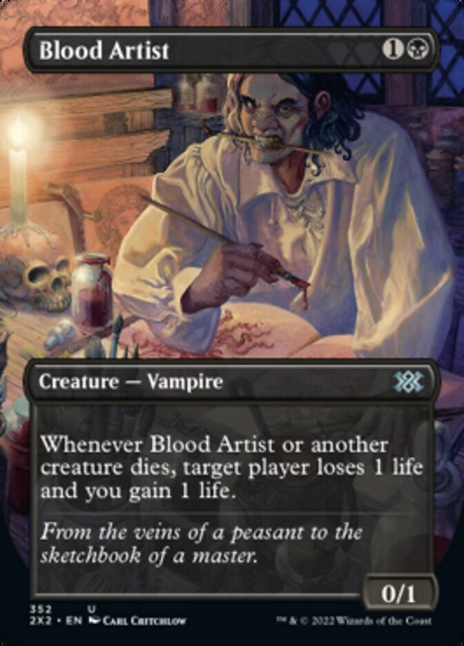 Blood Artist [#352 Alternate-Art Borderless] (2X2-U)