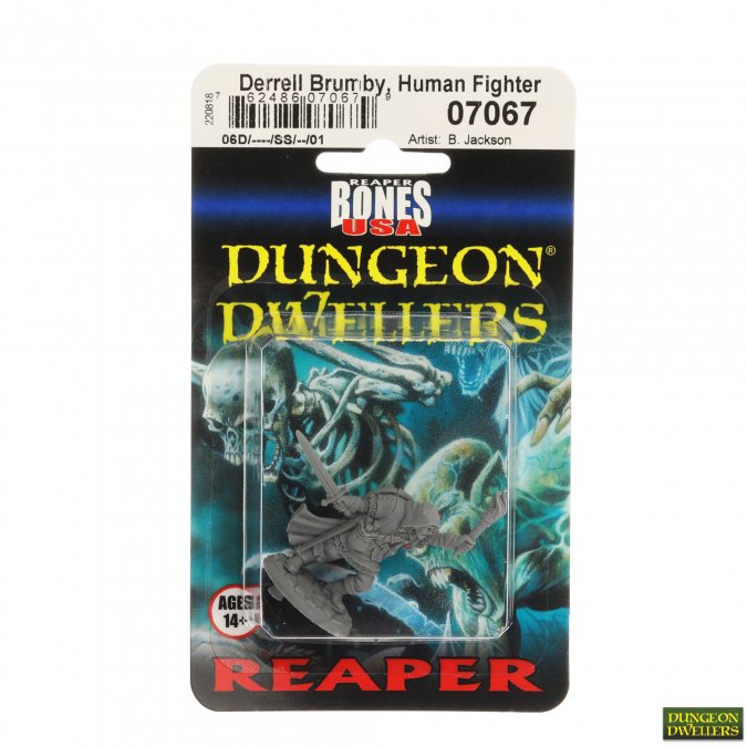 Dungeon Dwellers 07067: Derrell Brumby, Human Fighter