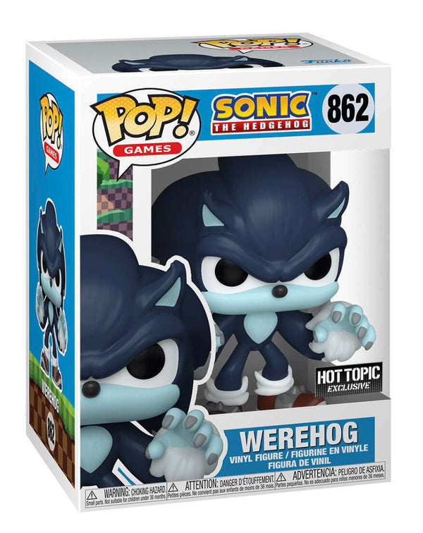 POP Figure: Sonic the Hedgehog #0862 - Werehog (Hot Topic) (BOX DAMAGE)