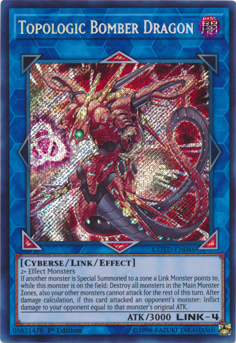 Topologic Bomber Dragon (COTD-EN046) Near Mint 1st Edition - Secret Rare