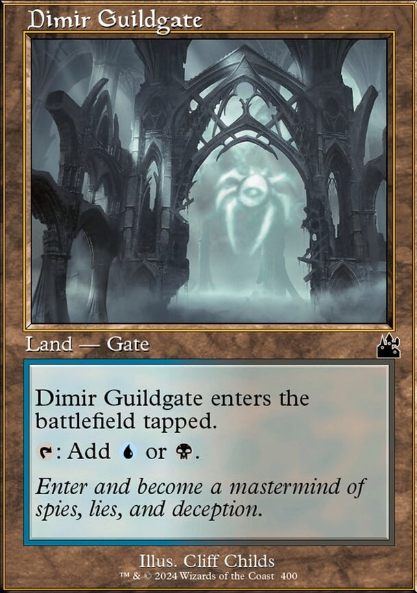 Dimir Guildgate [#0400 Retro Frame] (RVR-C)