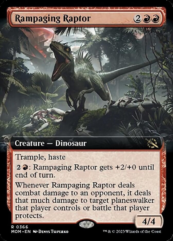 Rampaging Raptor [#0366 Extended Art] (MOM-R)