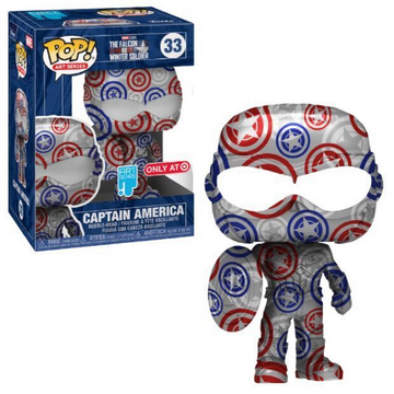 POP Figure: Marvel Infinity Saga #0033 - Captain America (Artist's Series) (Target)