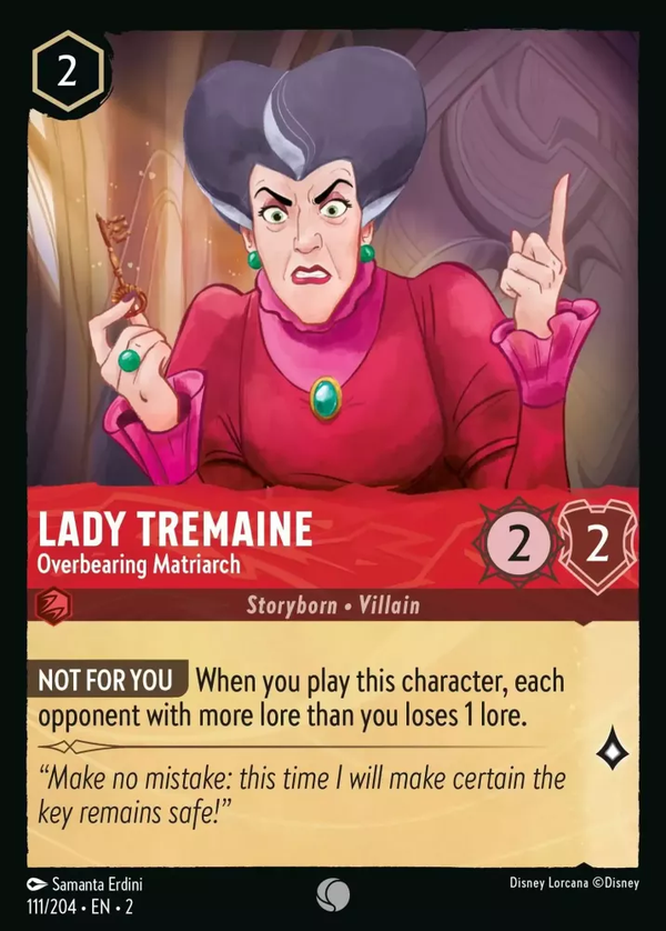 Lady Tremaine - Overbearing Matriarch (Rise of the Floodborn 111/204) Common - Near Mint