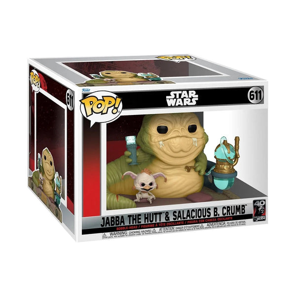 POP Figure Deluxe: Star Wars #0611 ROTJ 40th - Jabba and Salacious