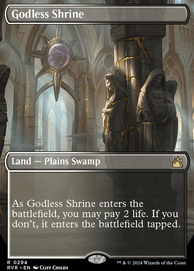 Godless Shrine [#0294 Borderless Shocklands] (RVR-R)