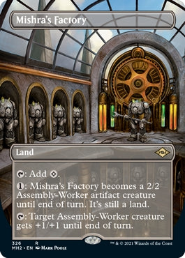 Mishra's Factory [#326 Alternate-Art Borderless] (MH2-R)