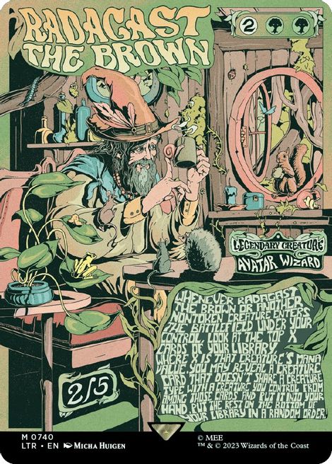Radagast the Brown [#0740 Poster] (LTR-M-FOIL)