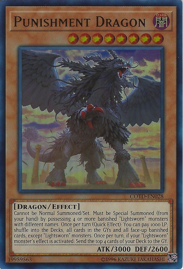 Punishment Dragon (COTD-EN028) Near Mint Unlimited - Ultra Rare