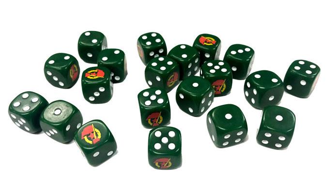 Flames of War: WWII: Soviet (SU904) - Soviet Guards Dice (x20) (Late)