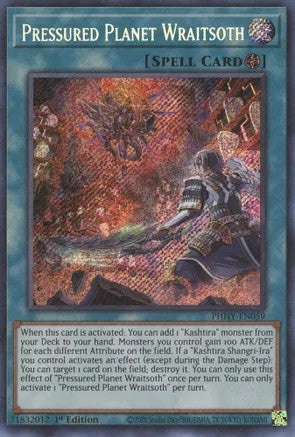 Pressured Planet Wraitsoth (PHHY-EN059) Secret Rare - Near Mint 1st Edition