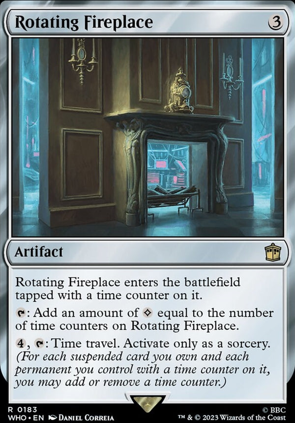 Rotating Fireplace [#0183 New Cards] (WHO-R)