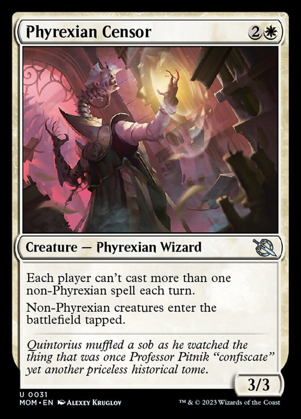 Phyrexian Censor [#0031] (MOM-U)