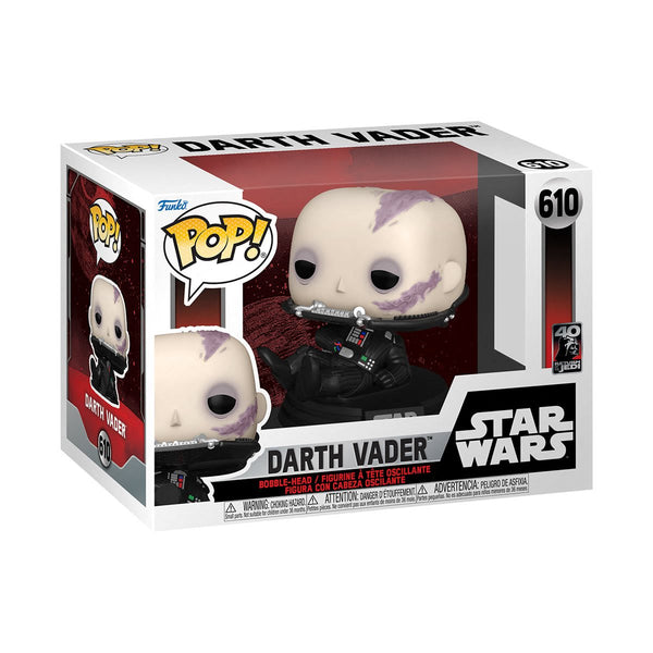 POP Figure: Star Wars ROTJ 40th #0610 - Darth Vader (Unmasked)