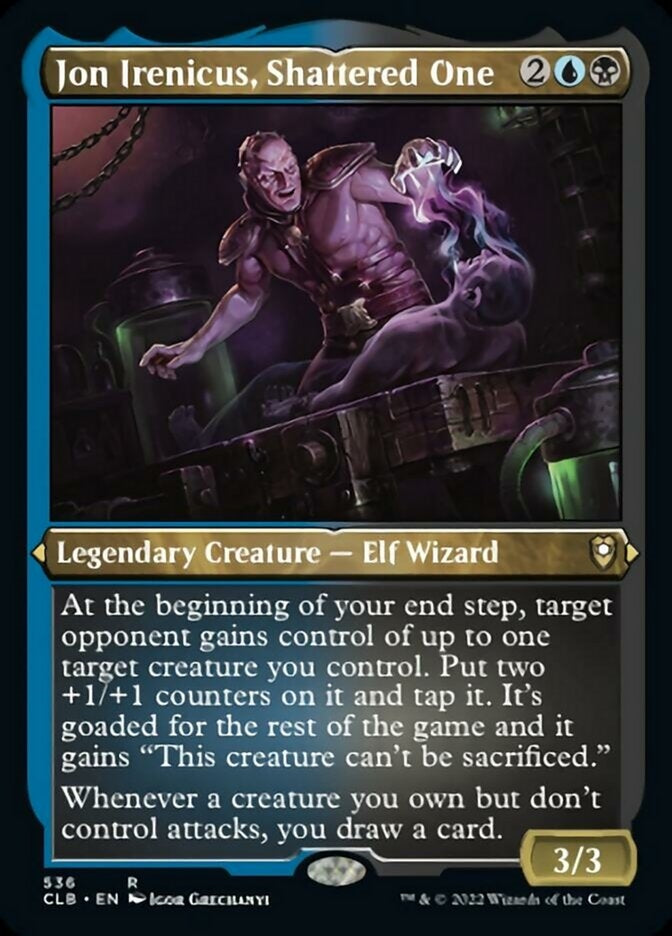 Jon Irenicus, Shattered One [#536 Etched Foil] (CLB-R)