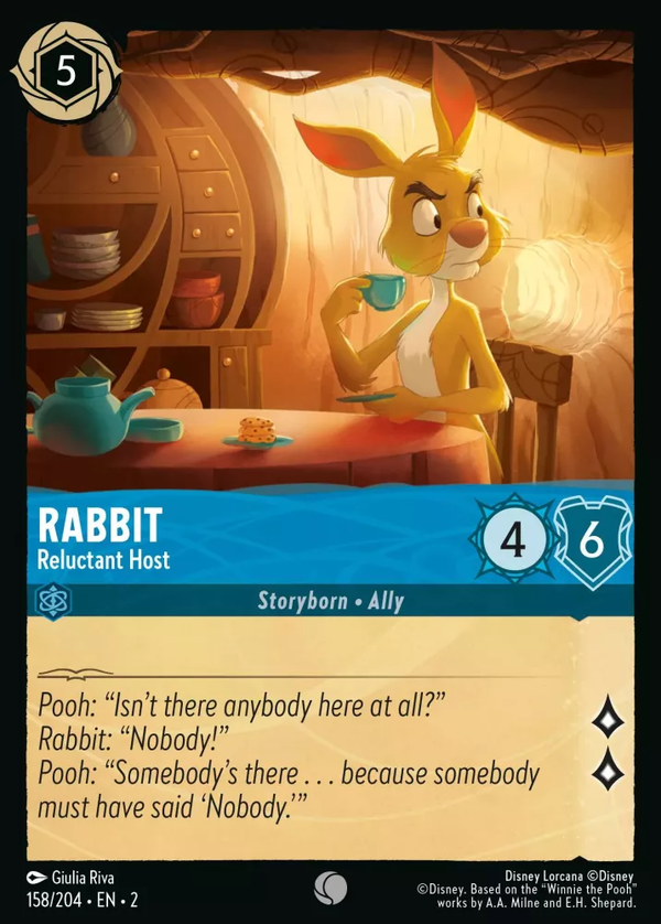 Rabbit - Reluctant Host (Rise of the Floodborn 158/204) Common - Near Mint