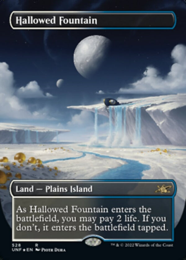 Hallowed Fountain [#528 Galaxy Foil / Alternate Art Borderless] (UNF-R)