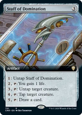 Staff of Domination [#701 Extended Art] (CMR-R)