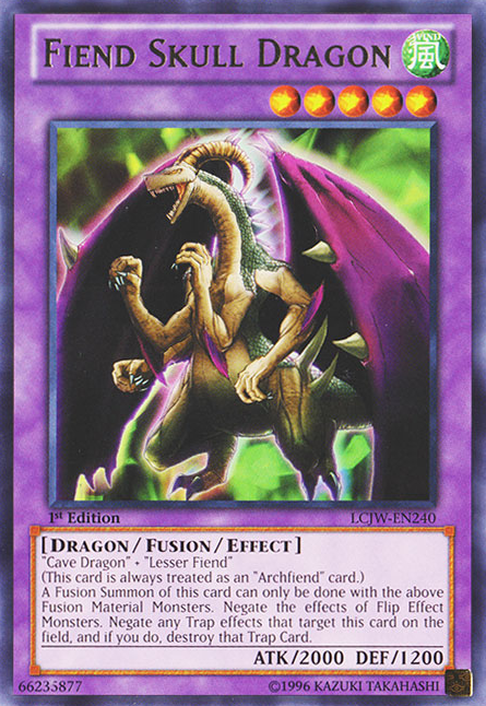 Fiend Skull Dragon (LCJW-EN240) 1st Edition