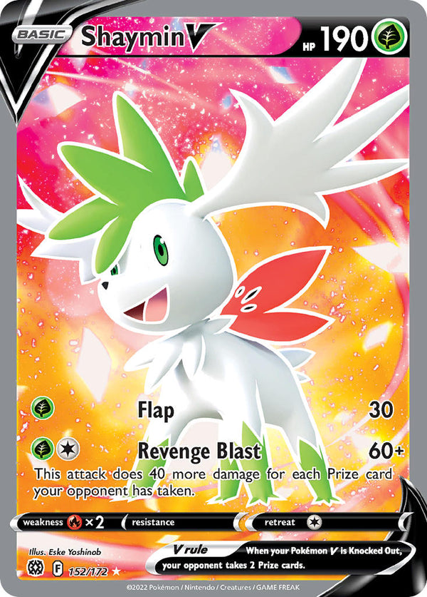 Shaymin V (Full Art) - 152/172 (SWSH09) Ultra Rare - Near Mint Holofoil