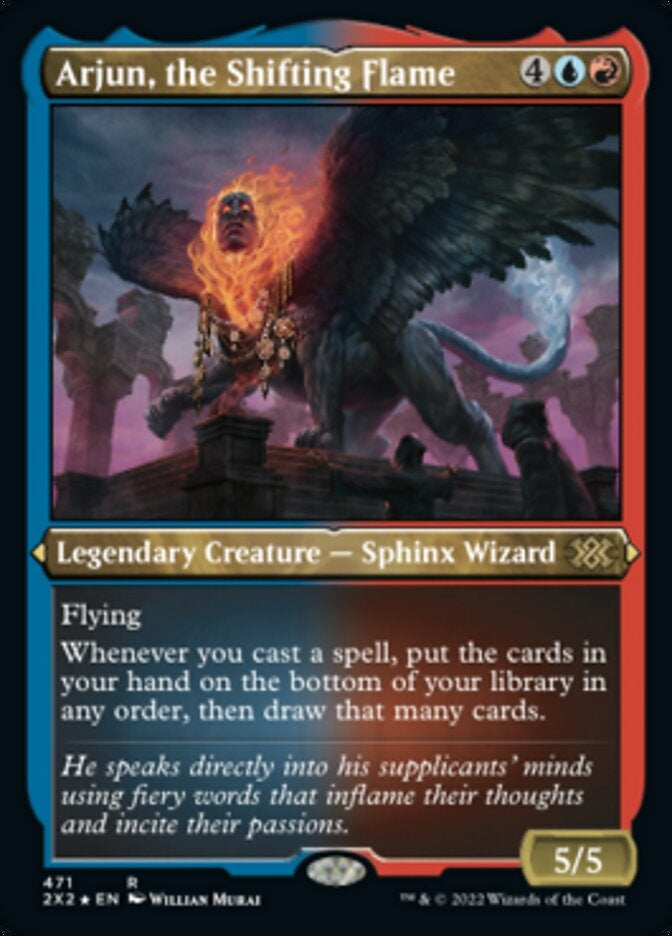 Arjun, the Shifting Flame [#471 Etched Foil] (2X2-R)