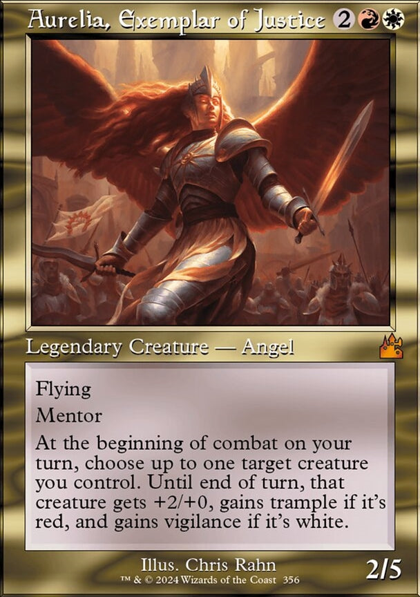 Aurelia, Exemplar of Justice [#0356 Retro Frame] (RVR-M)