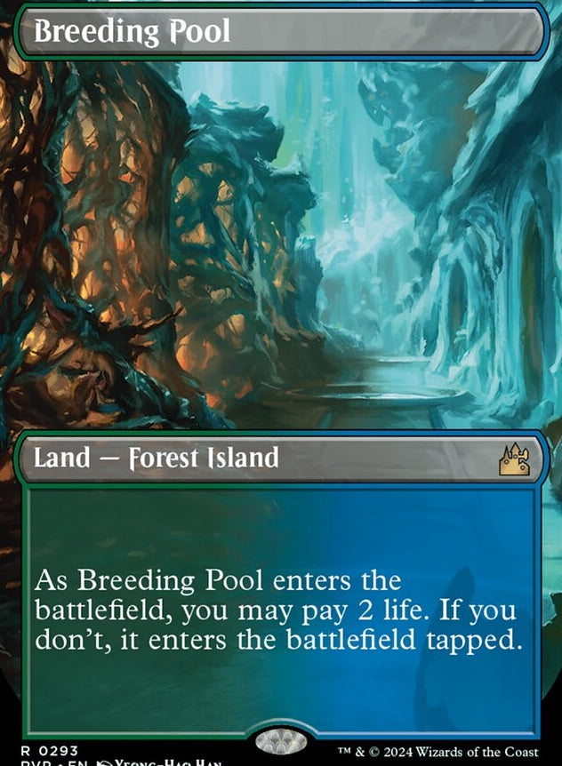 Breeding Pool [#0293 Borderless Shocklands] (RVR-R)