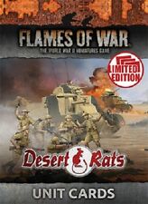 Flames of War: WWII: Unit Cards (FW241U) - Desert Rats, British (Mid)