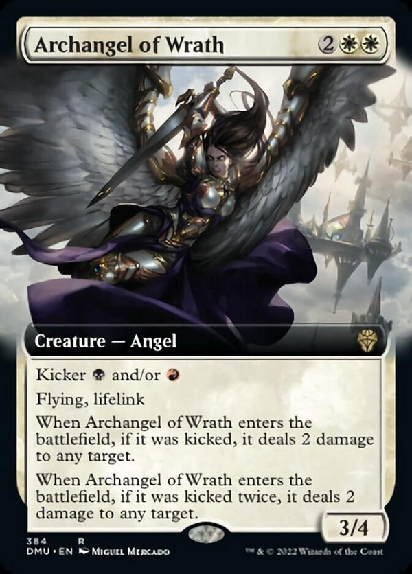 Archangel of Wrath [#384 Extended Art] (DMU-R)