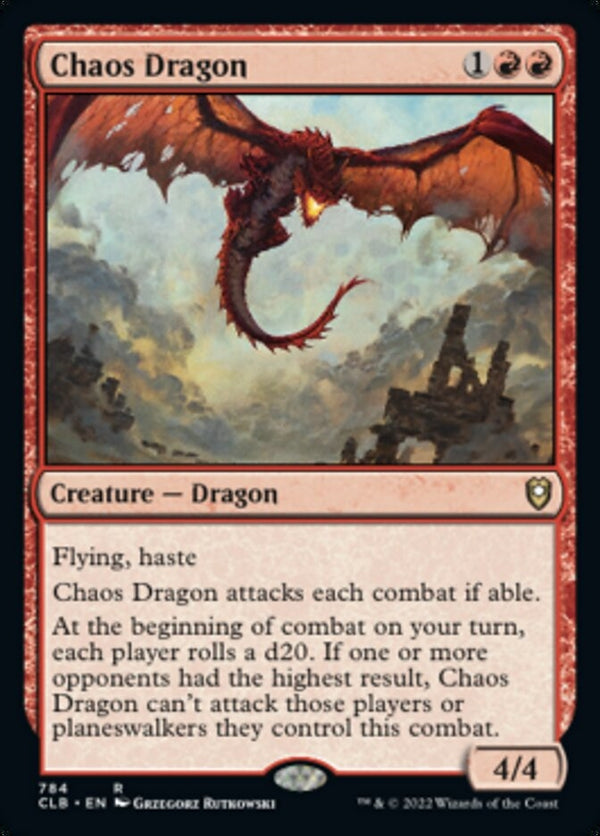 Chaos Dragon [#784 Commander Decks] (CLB-R)