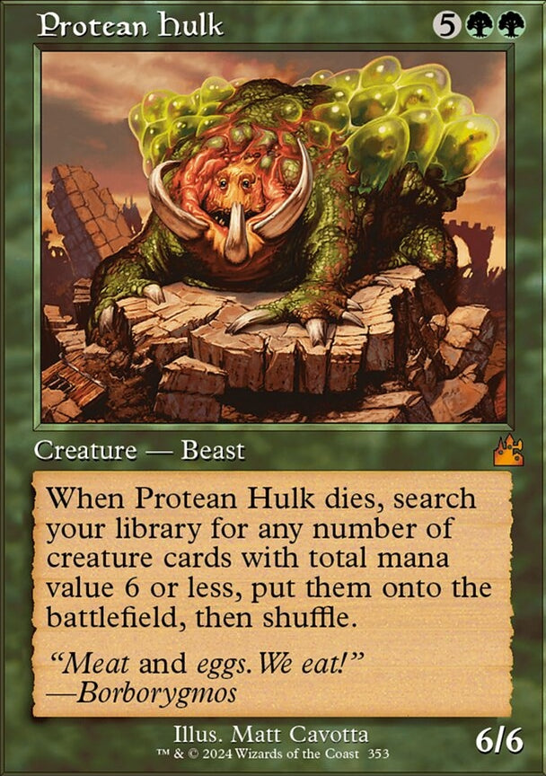 Protean Hulk [#0353 Retro Frame] (RVR-M)