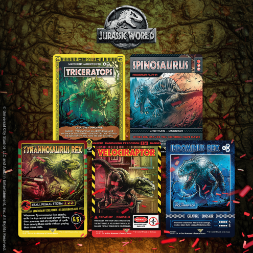 MTG: Secret Lair x Jurassic World: Life Breaks Free