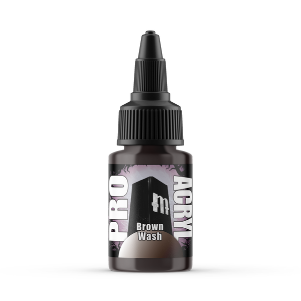 Monument Hobbies: PRO Acryl - 201 Brown Wash (22mL)