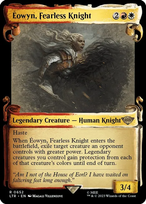 Eowyn, Fearless Knight [#0652 Showcase Scrolls] (LTR-R-FOIL)