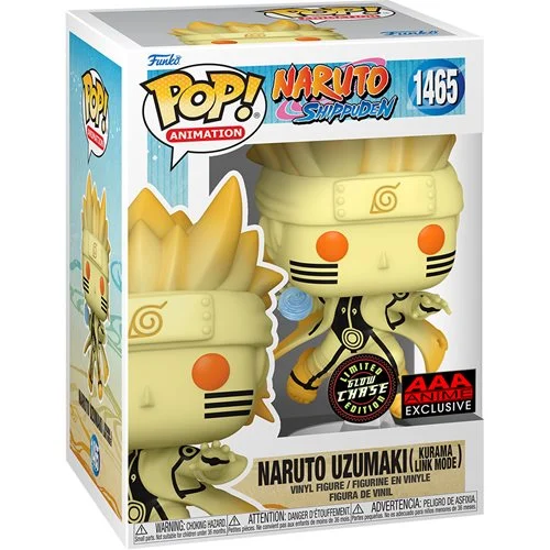 POP Figure: Naruto Shippuden #1465- Naruto Uzumaki Kurama Link Mode (AAA) (Chase)