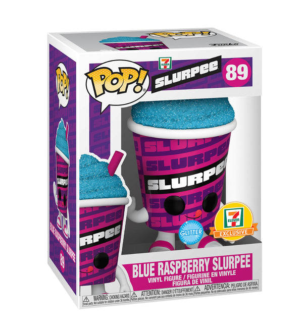 POP Figure: Icons #0089 - Blue Raspberry Slurpee (Glitter) (7-11)