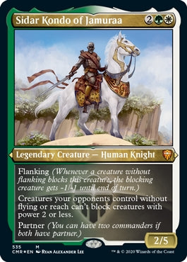 Sidar Kondo of Jamuraa [#535 Etched Foil] (CMR-M)