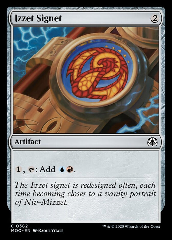 Izzet Signet [#0362 Reprint] (MOC-C)