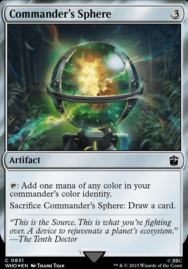 Commander's Sphere [#0831 Surge Foil Reprint] (WHO-C)