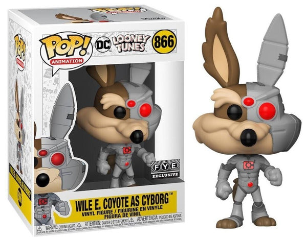 POP Figure: DC Looney Tunes #0866 - Wile E. Coyote As Cyborg (FYE)