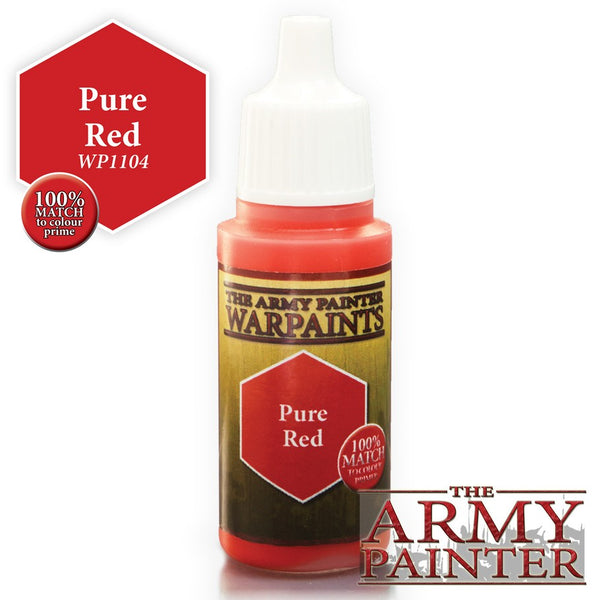 The Army Painter: Warpaints - Pure Red (18ml/0.6oz)