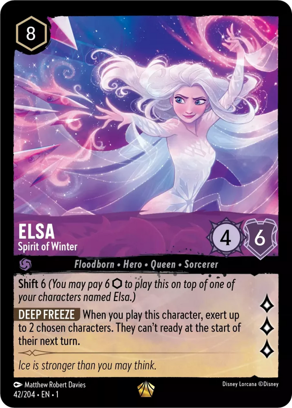 Elsa - Spirit of Winter (The First Chapter 42/204) Legendary - Near Mint