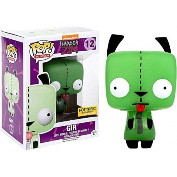 POP Figure: Invader Zim #0012 - Gir (Hot Topic) (Glow)