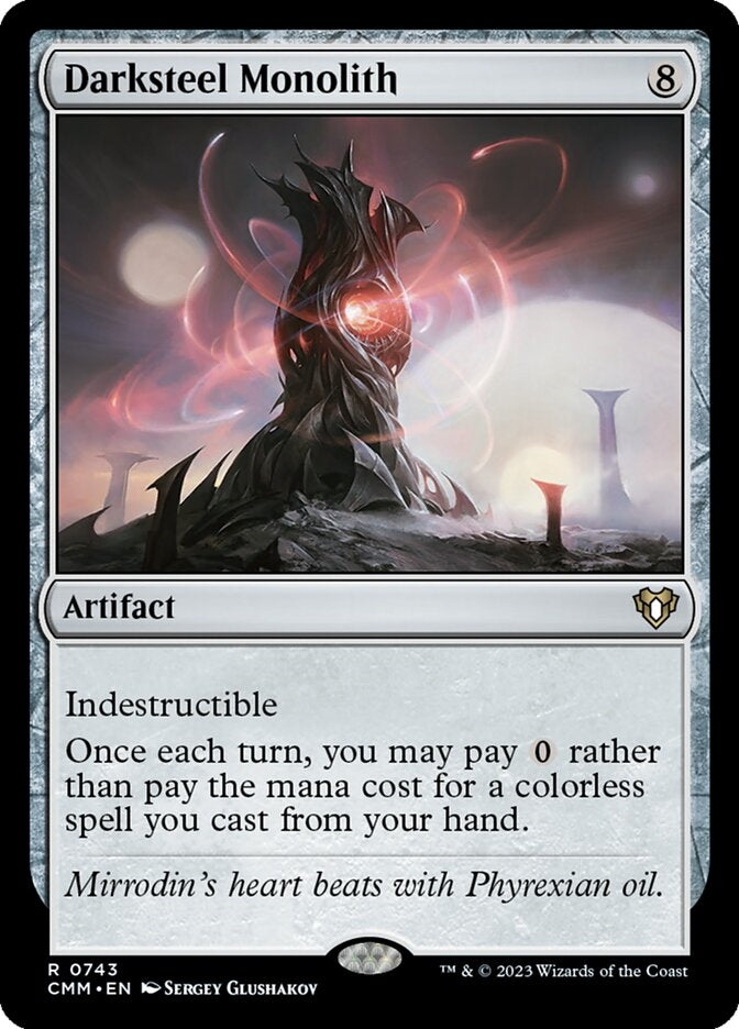 Darksteel Monolith [#0743 New Commander Cards] (CMM-R)